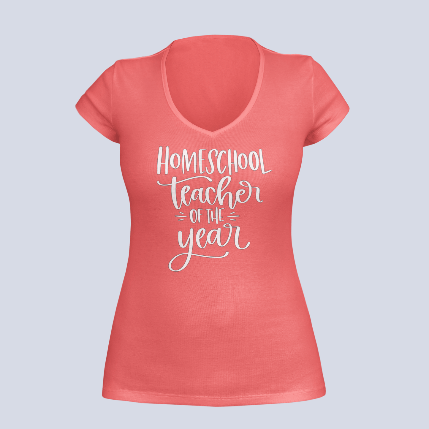 Homeschool Teacher of the Year - T-shirt - Ladies V-neck