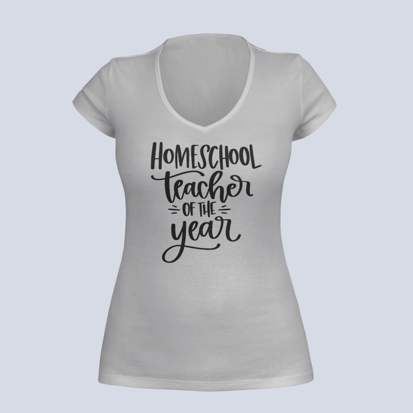 Homeschool Teacher of the Year - T-shirt - Ladies V-neck