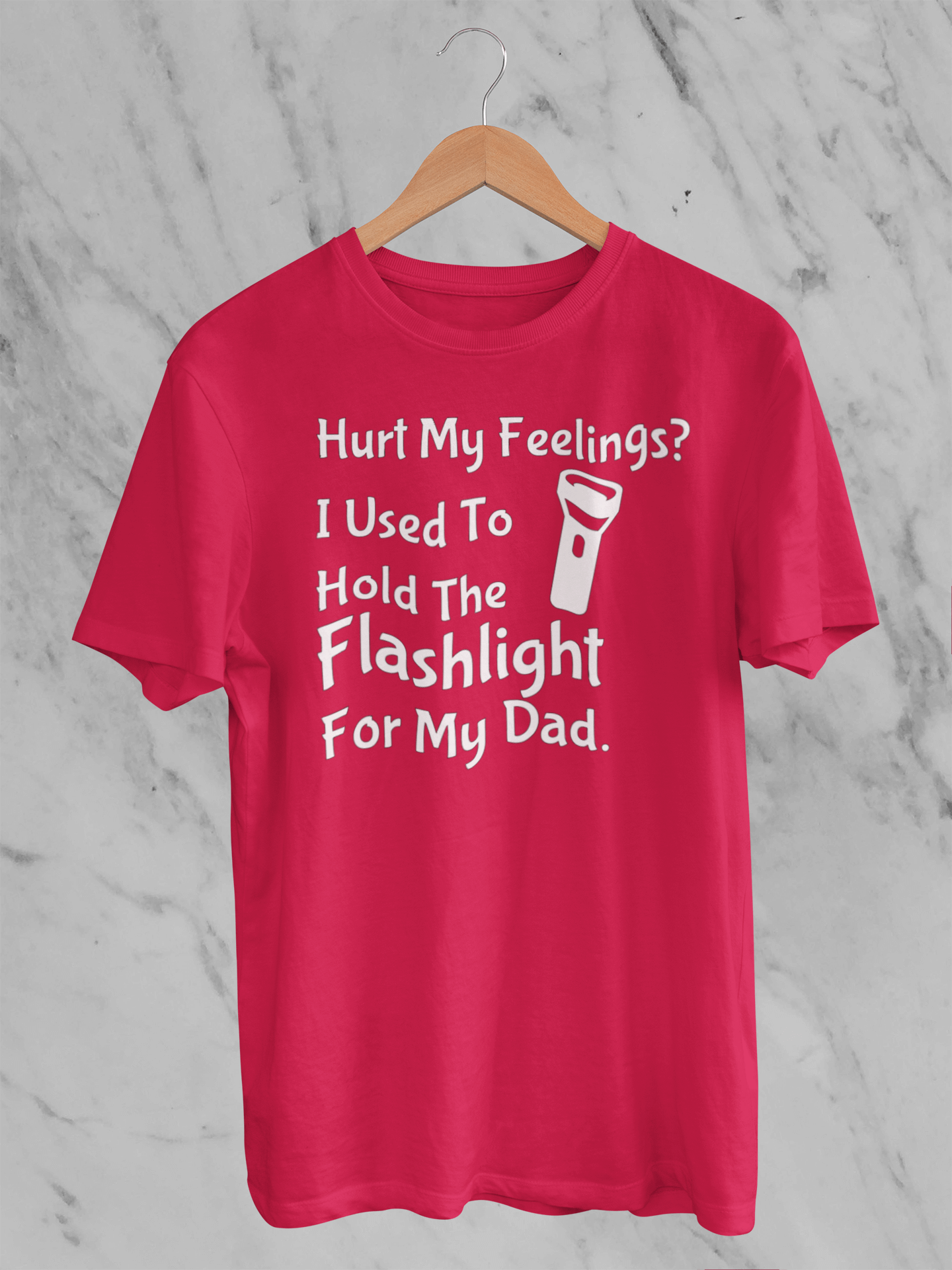 I Held The Flashlight For My Dad - T-Shirt
