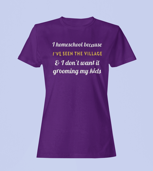 I Homeschool Because - Ladies Fit