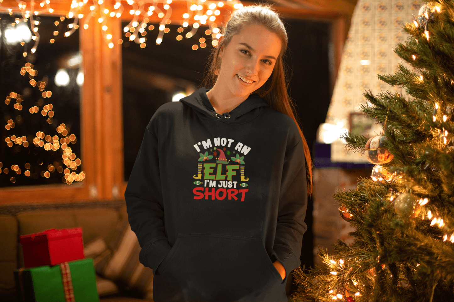 Not an Elf, Just Short - Hoodies