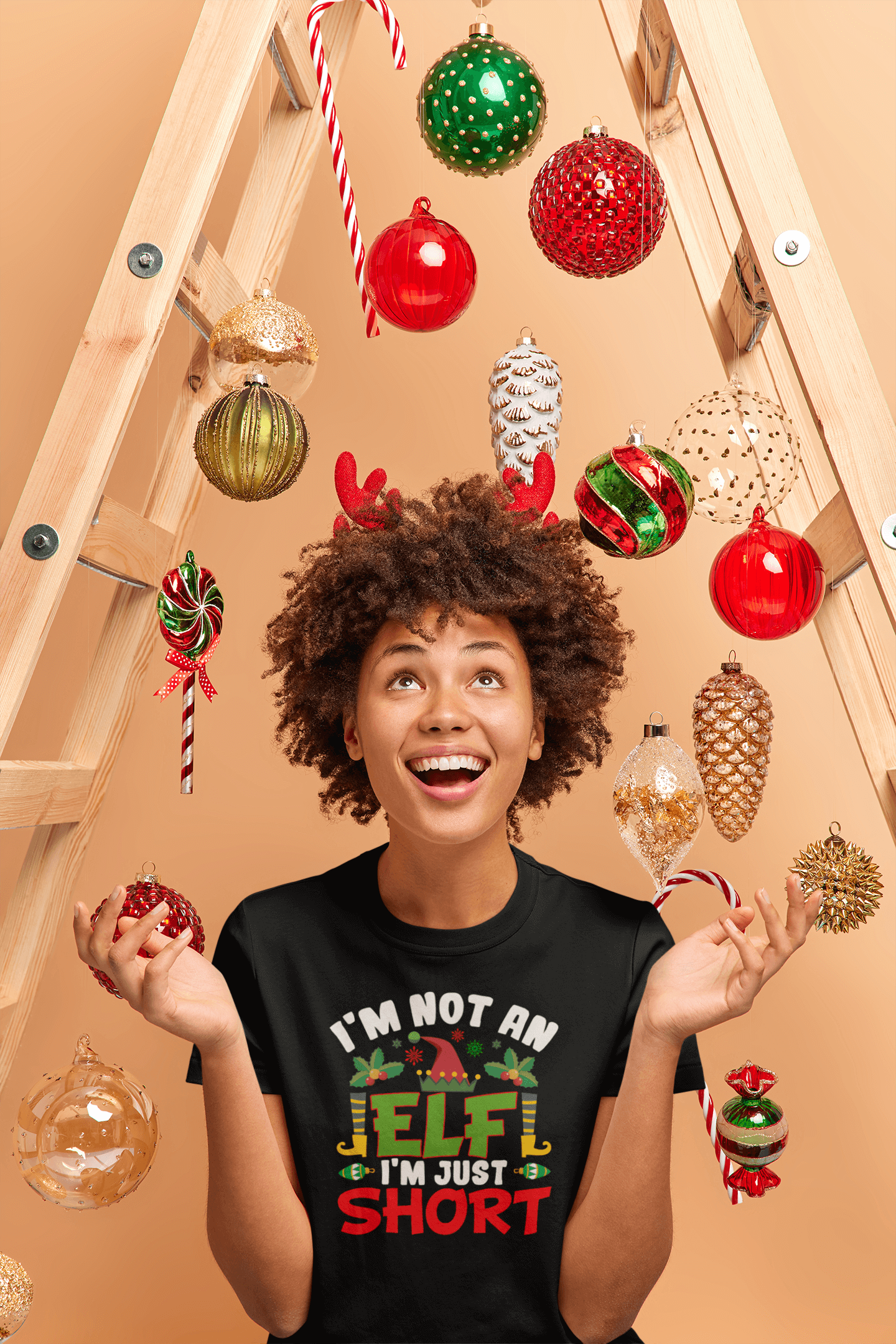 Not an Elf, Just Short - Ladies Fit
