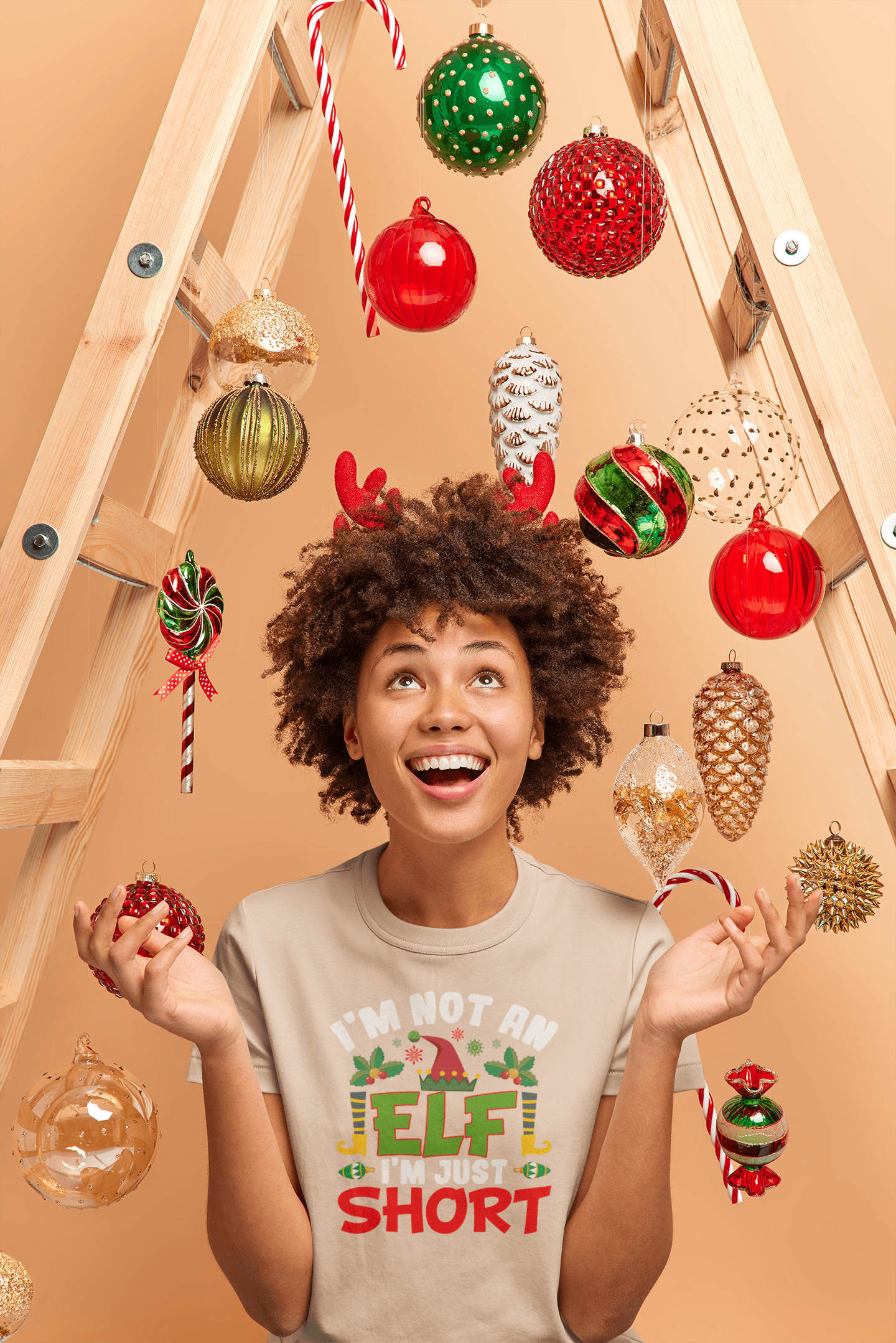 Not an Elf, Just Short - Ladies Fit
