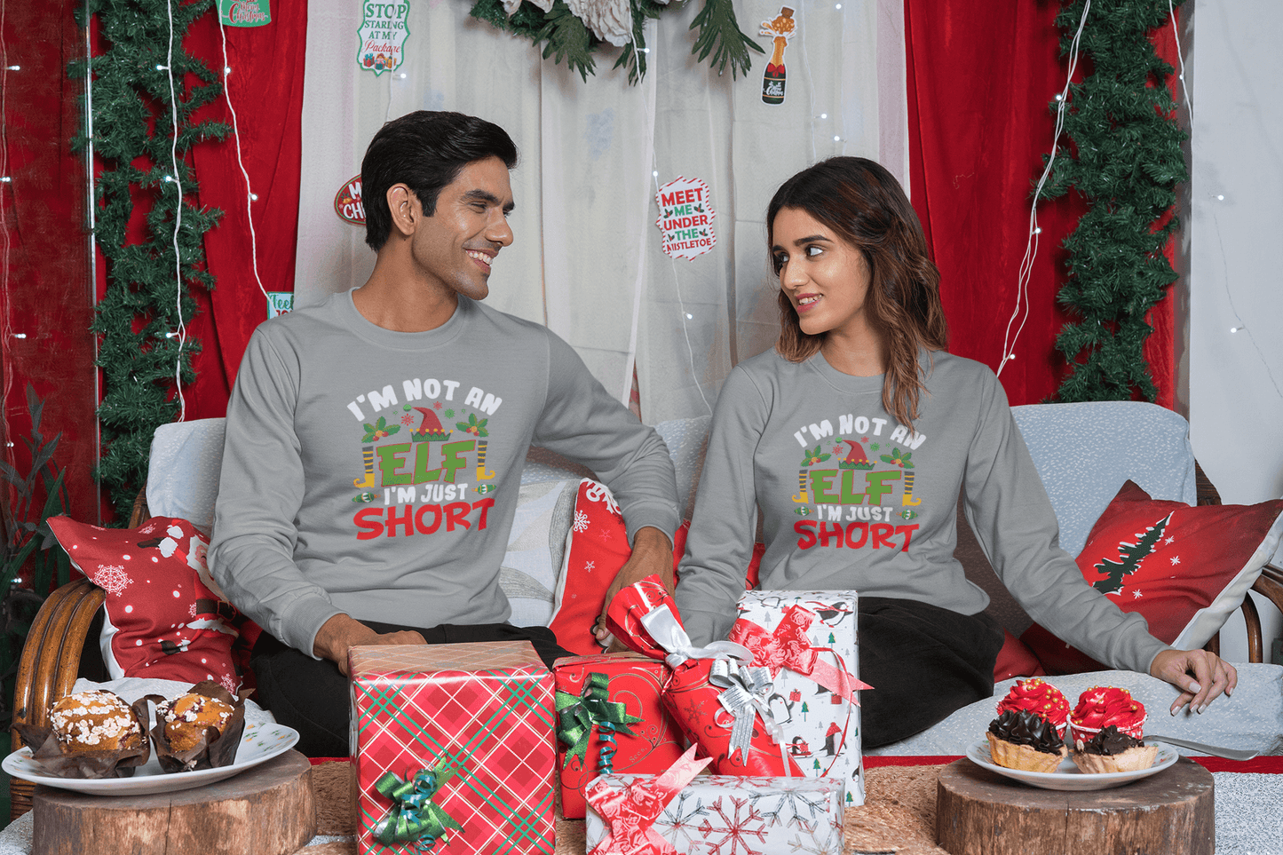 Not an Elf, Just Short - Sweatshirt