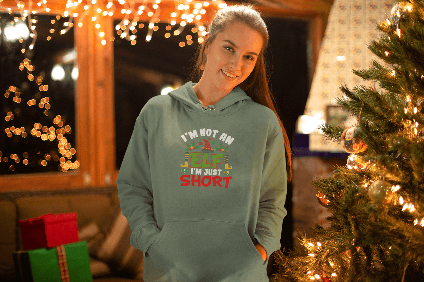 Not an Elf, Just Short - Hoodies