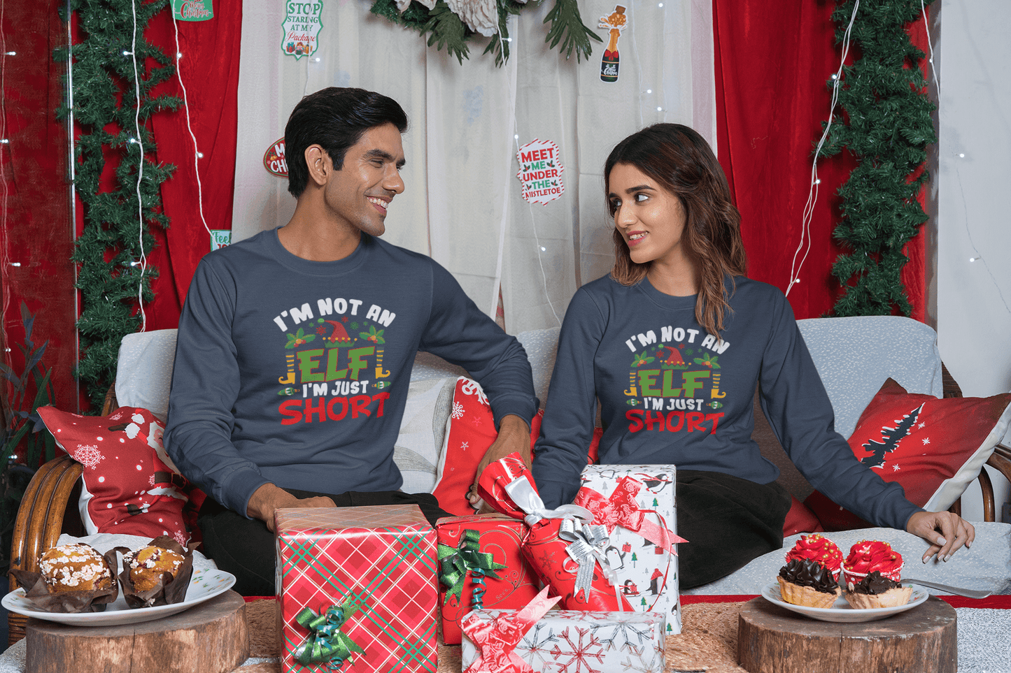 Not an Elf, Just Short - Sweatshirt