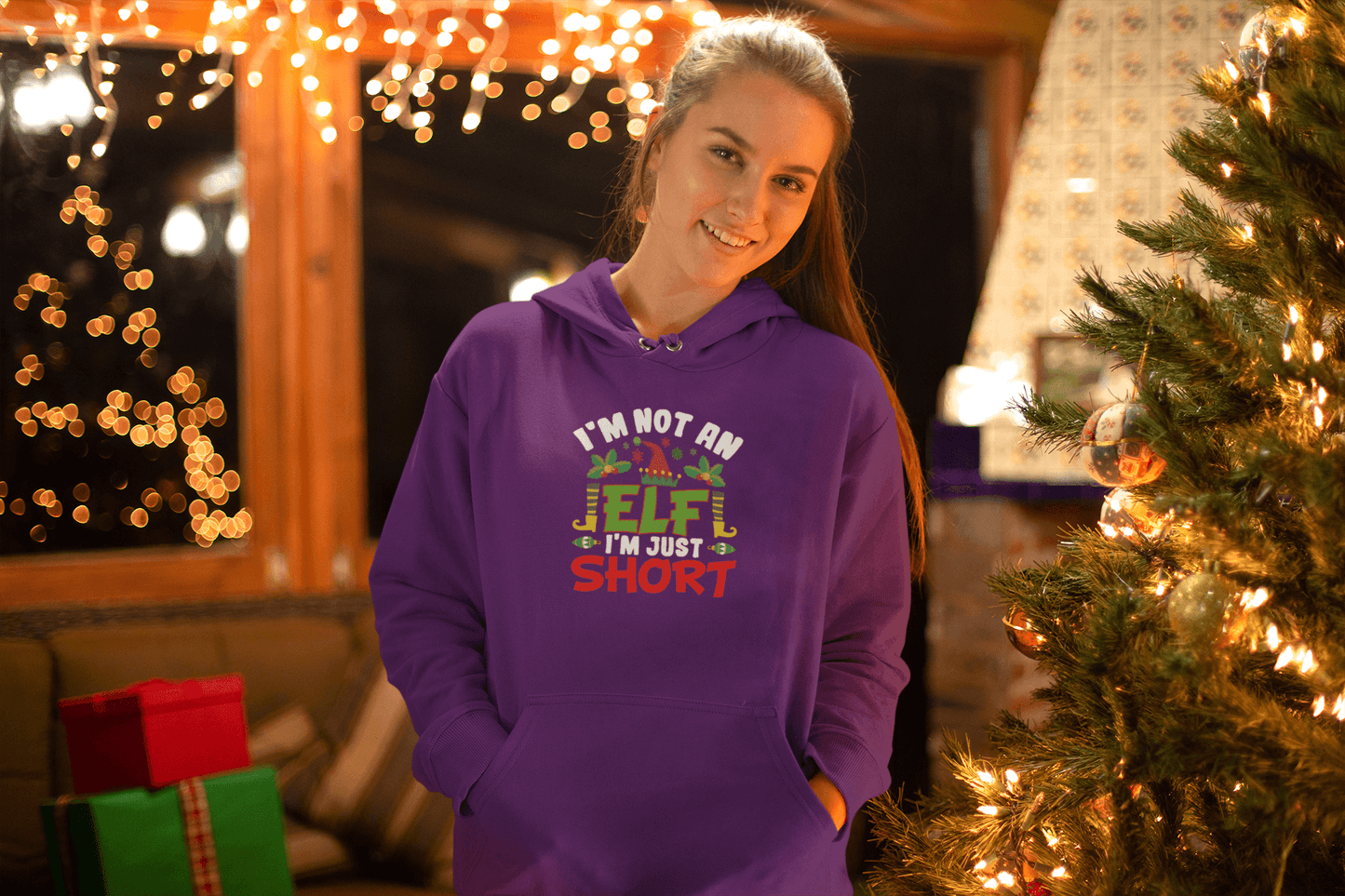 Not an Elf, Just Short - Hoodies