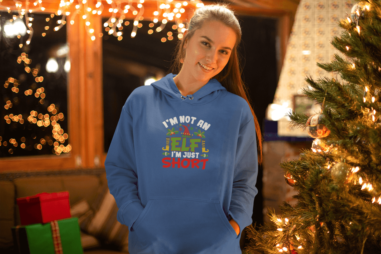 Not an Elf, Just Short - Hoodies