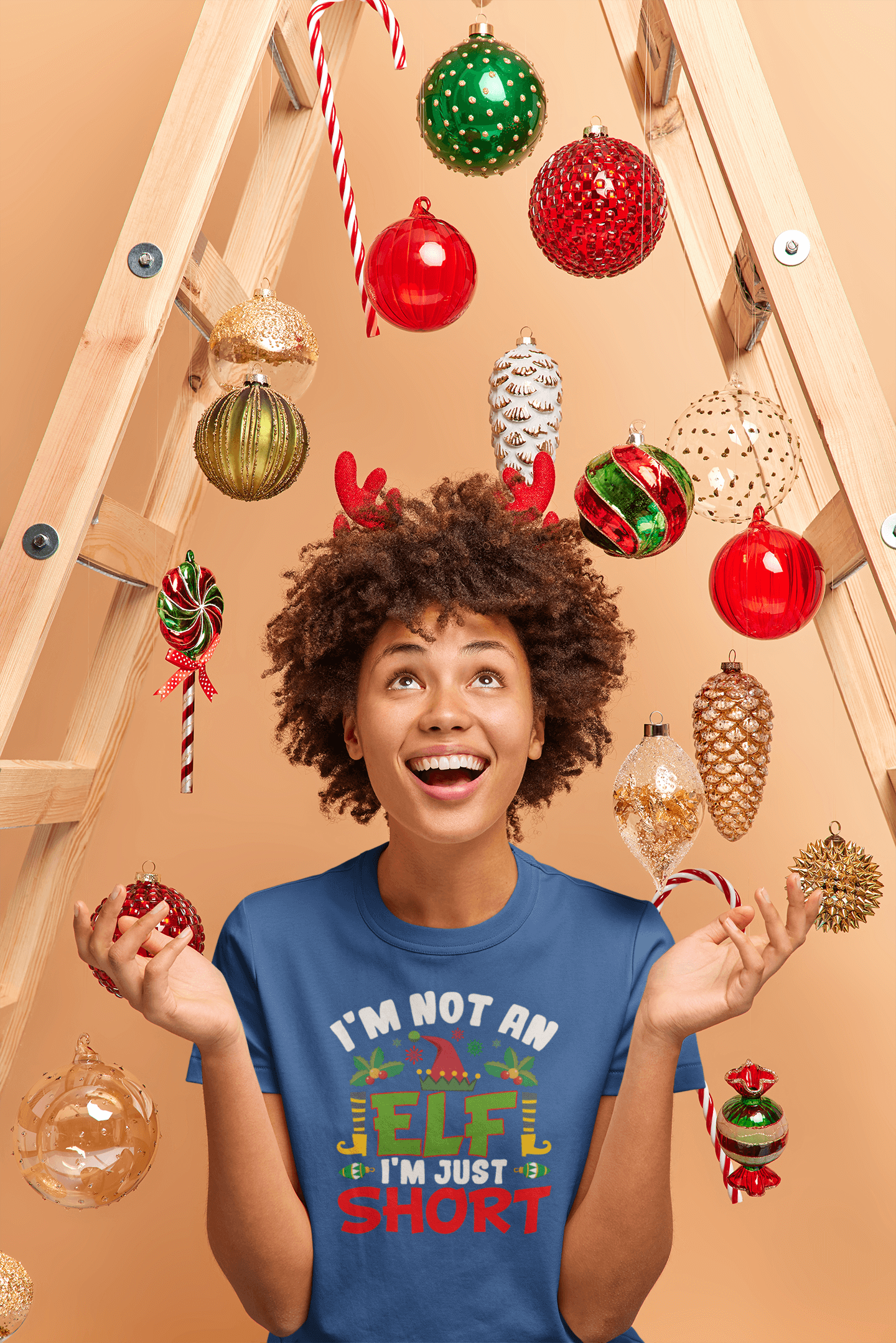 Not an Elf, Just Short - Ladies Fit
