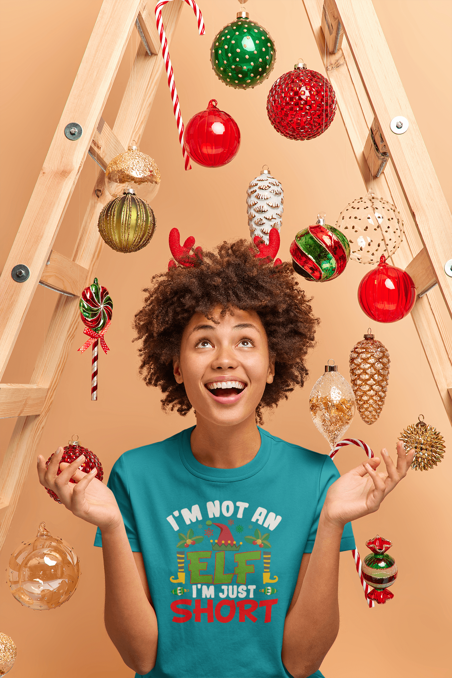Not an Elf, Just Short - Ladies Fit
