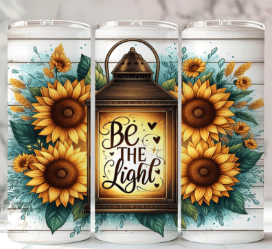 Be The Light: Sunflowers - 20 Oz Tumbler