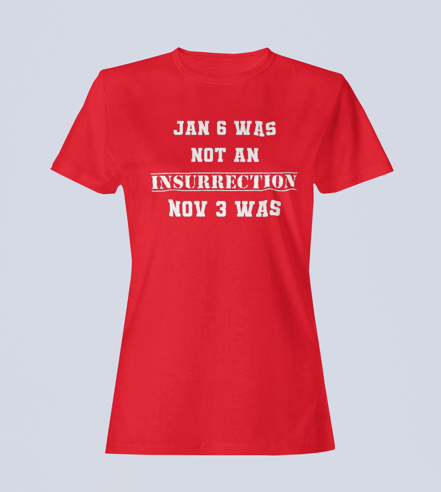 Jan 6 Was Not an Insurrection - T-Shirt - Ladies