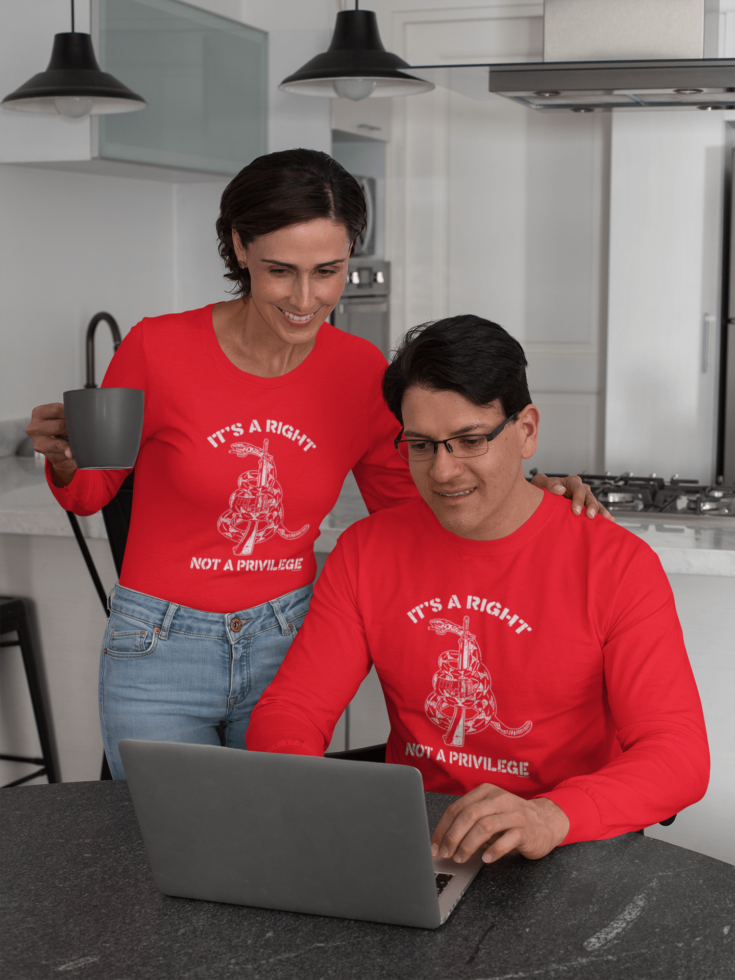 It's a Right, Not a Privilege - T-Shirt - Long Sleeve