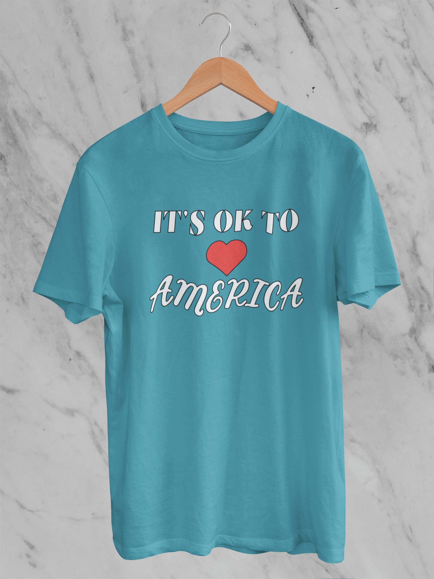 It's OK to Love America - Unisex T-Shirt