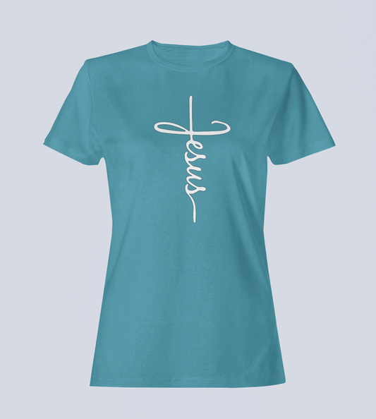Jesus Cross - T-Shirt - Ladies