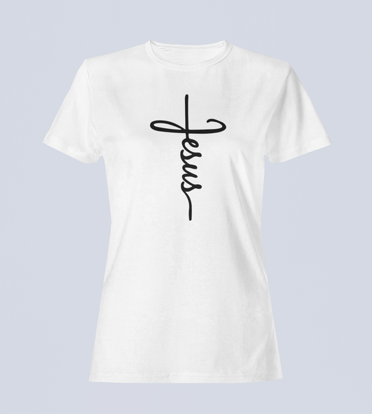 Jesus Cross - T-Shirt - Ladies