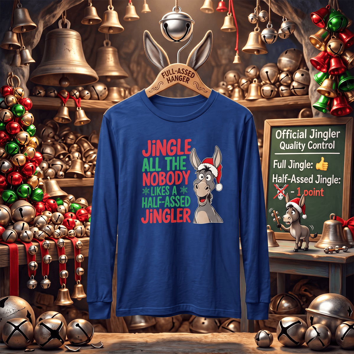 Jingle All the Way – Don't Half-Ass Christmas! Long Sleeve