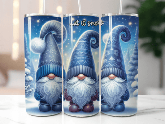 Let it Snow Gnome - 20 Oz Tumbler