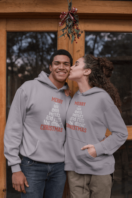 Merry Let's Talk About Politics - Hoodie