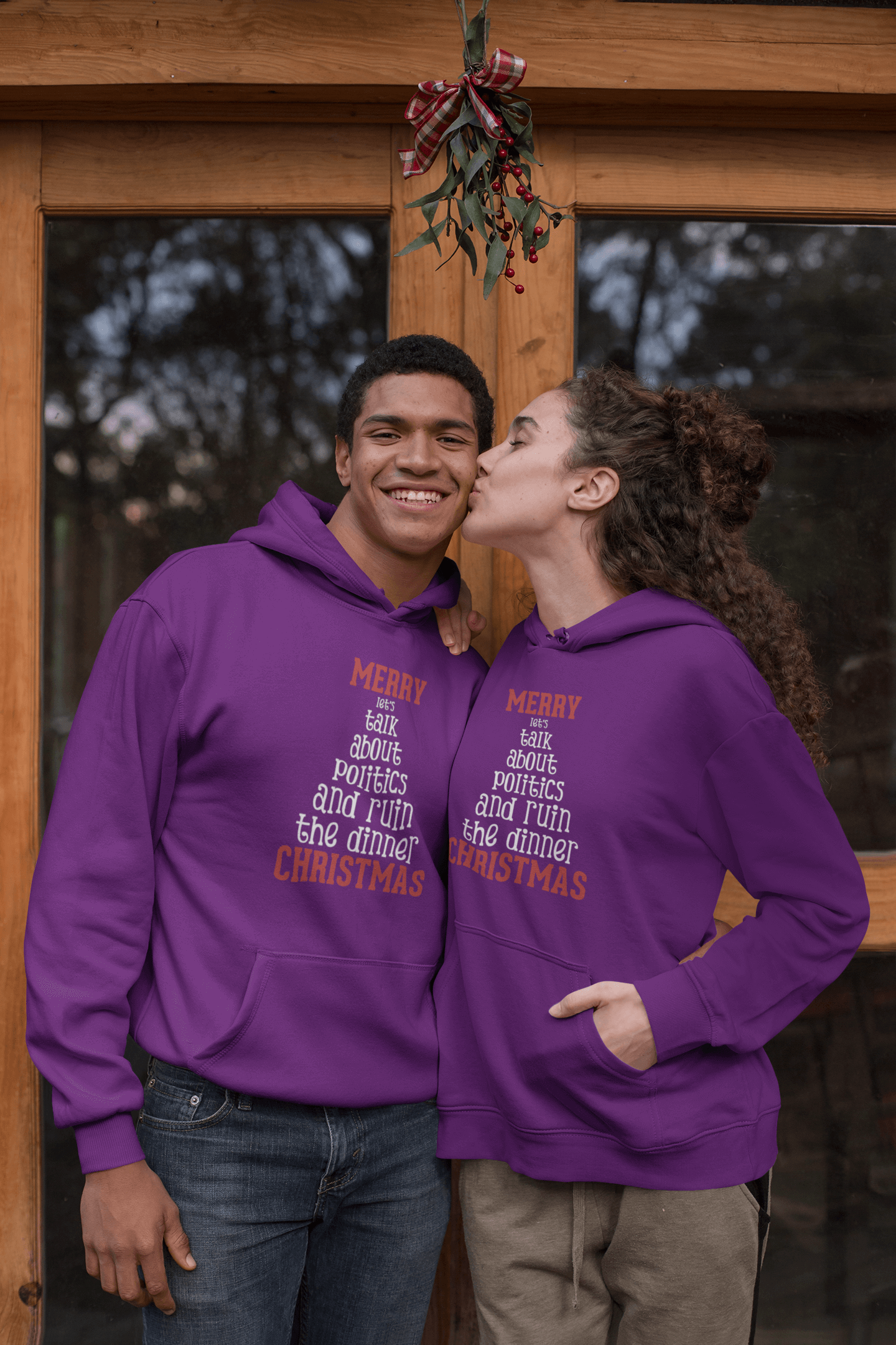 Merry Let's Talk About Politics - Hoodie