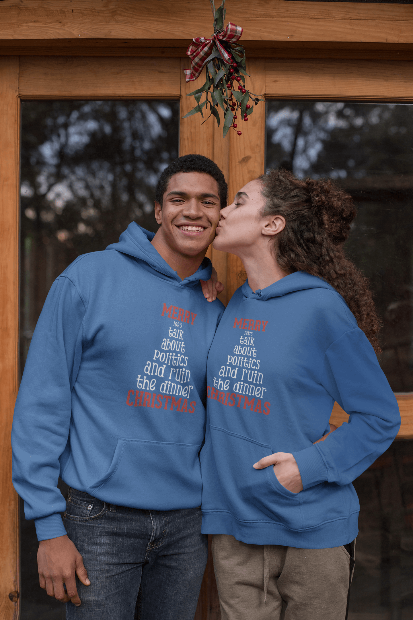 Merry Let's Talk About Politics - Hoodie