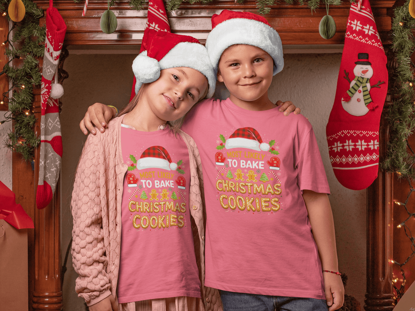 Most Likely To Bake Christmas Cookies - T-Shirt