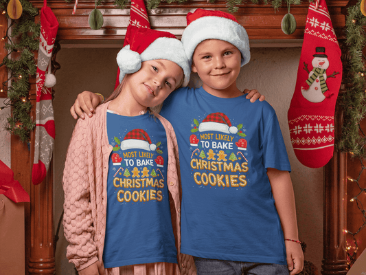 Most Likely To Bake Christmas Cookies - T-Shirt