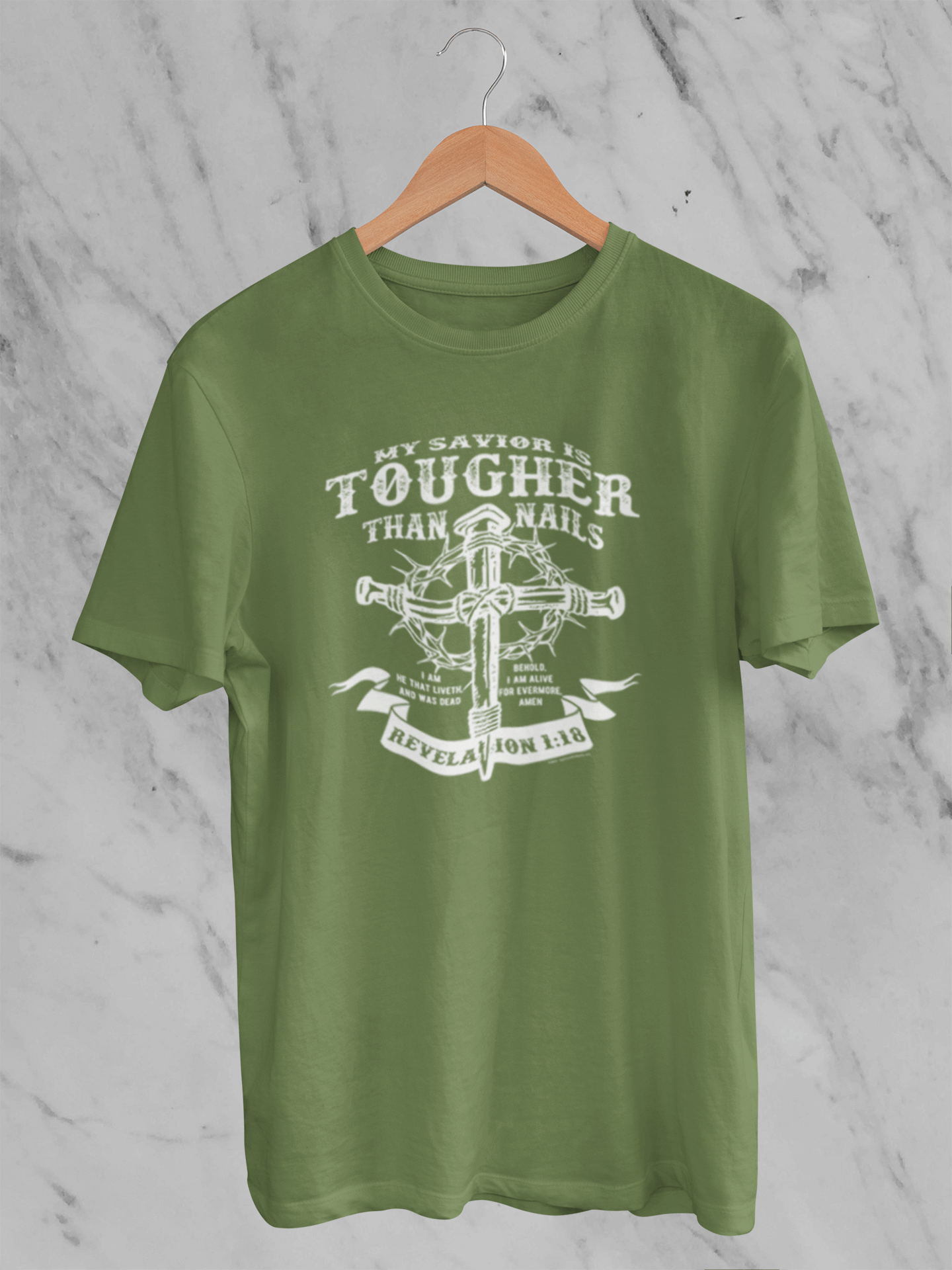 My Savior is Tougher than Nails - T-Shirt