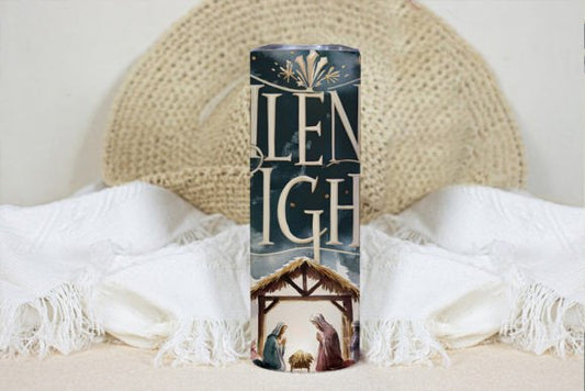 Silent Night Manger - 20 Oz Tumbler