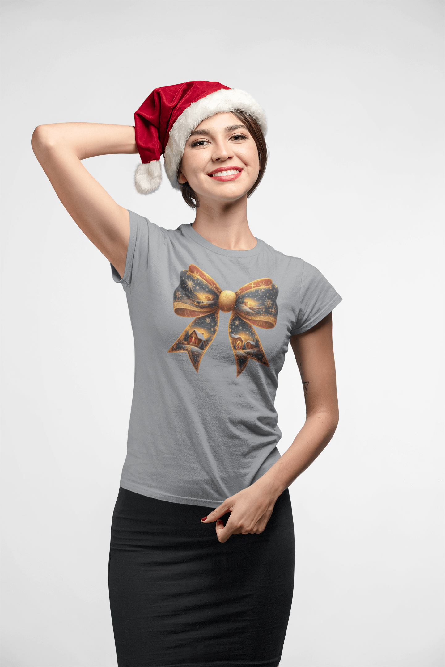 Nativity Bow - Ladies Fitted
