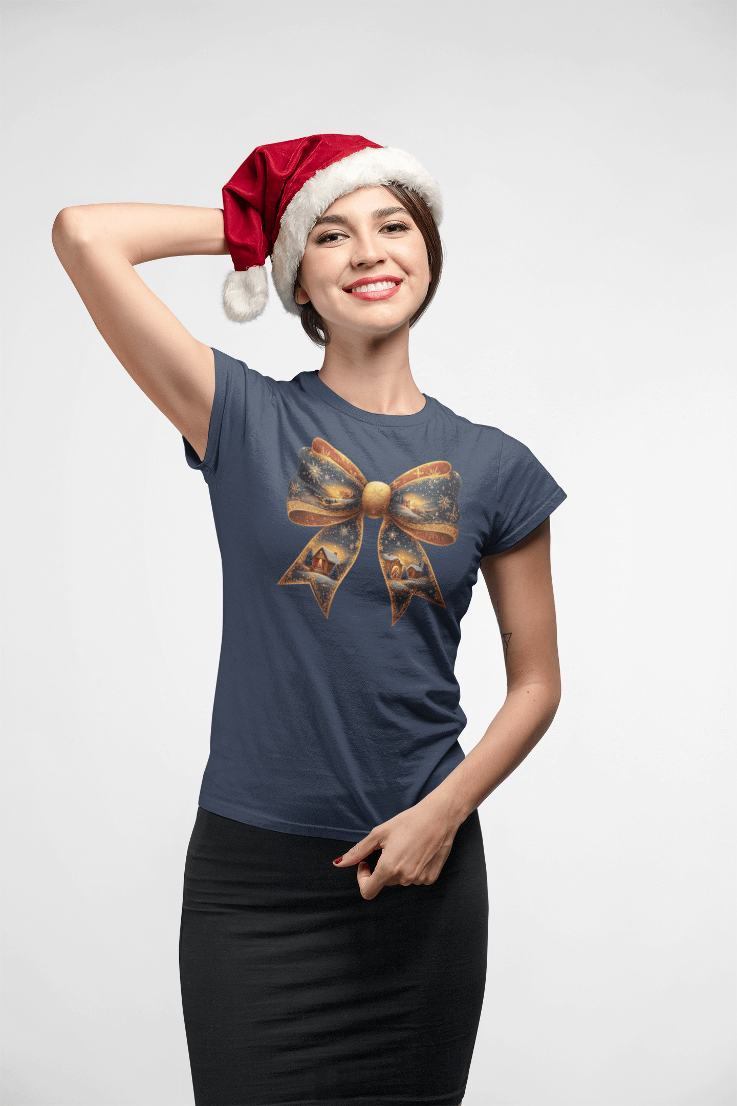 Nativity Bow - Ladies Fitted