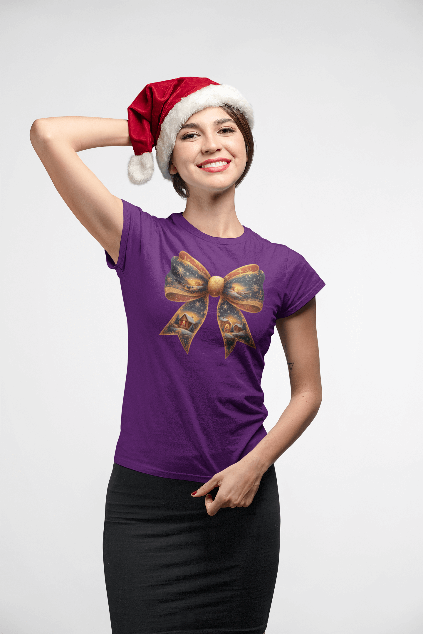 Nativity Bow - Ladies Fitted