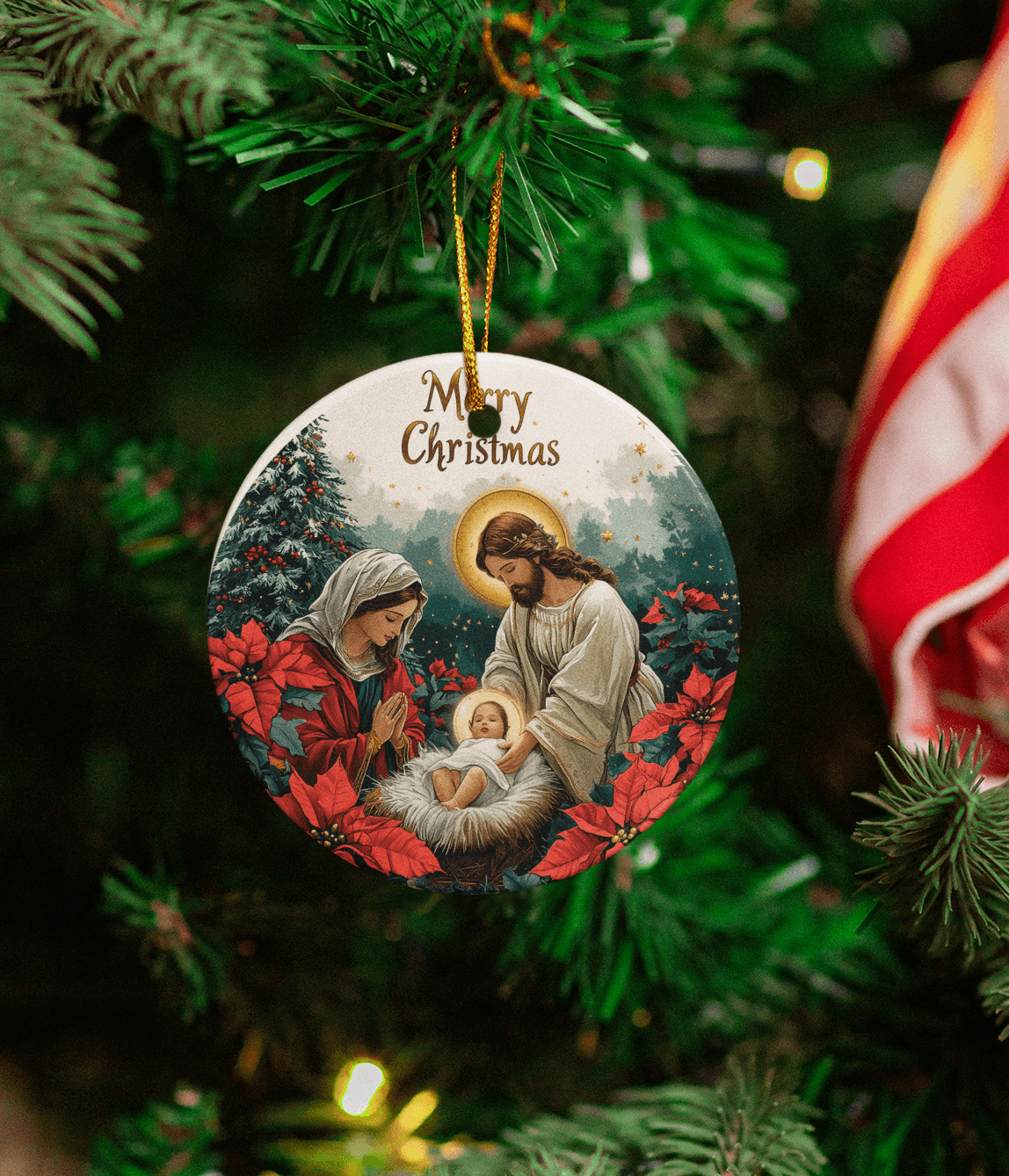 Glorious Nativity Ornaments (4 designs)