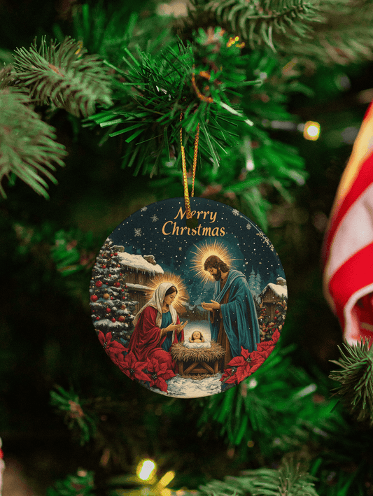 Glorious Nativity Ornaments (4 designs)