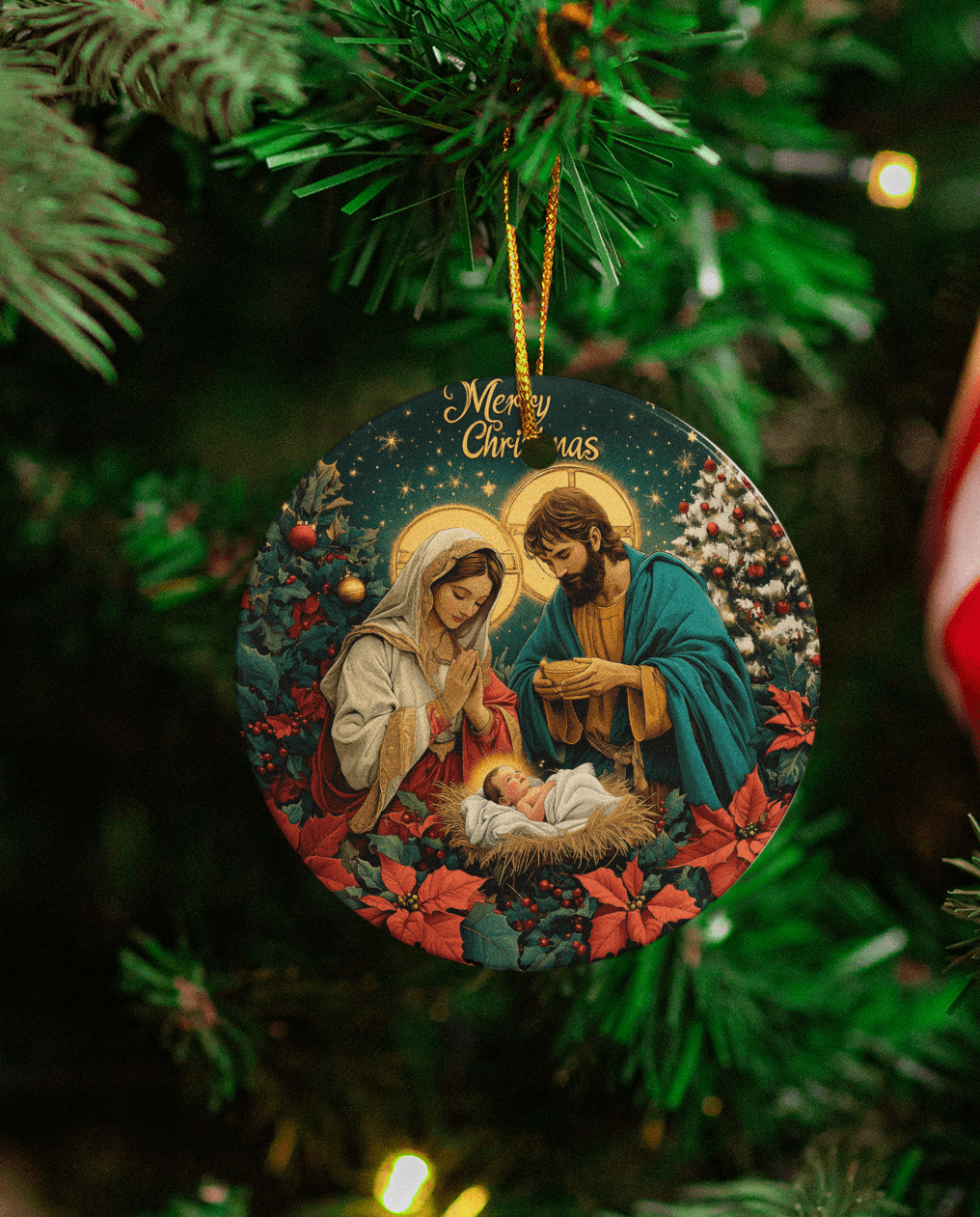 Glorious Nativity Ornaments (4 designs)