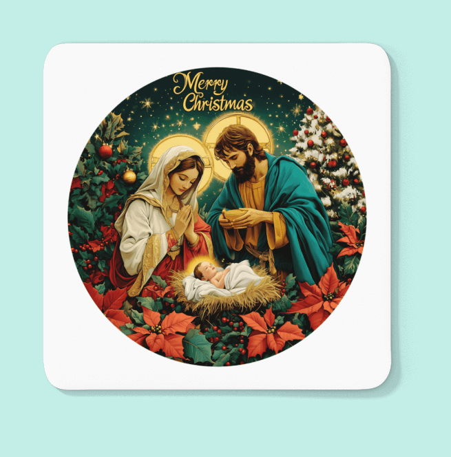 Glorious Nativity Coasters (Set of 4)