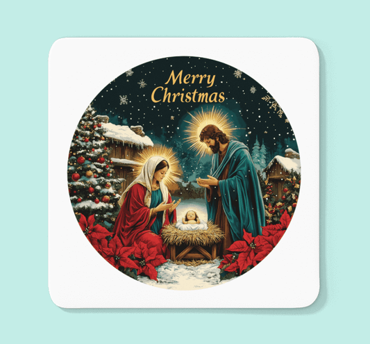 Glorious Nativity Coasters (Set of 4)