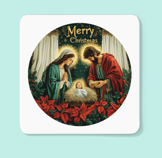 Glorious Nativity Coasters (Set of 4)