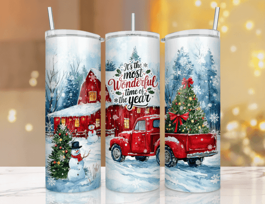 Most Wonderful Time of the Year - 20 Oz Tumbler