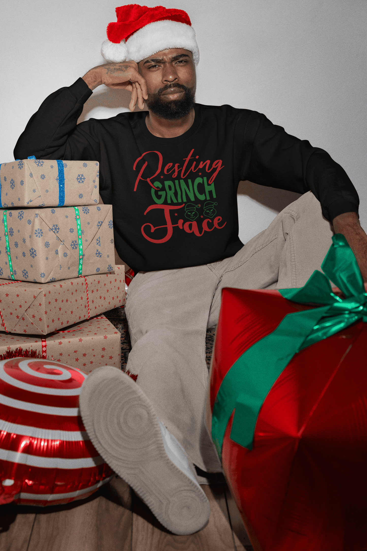 Resting Grinch Face - Sweatshirt Unisex