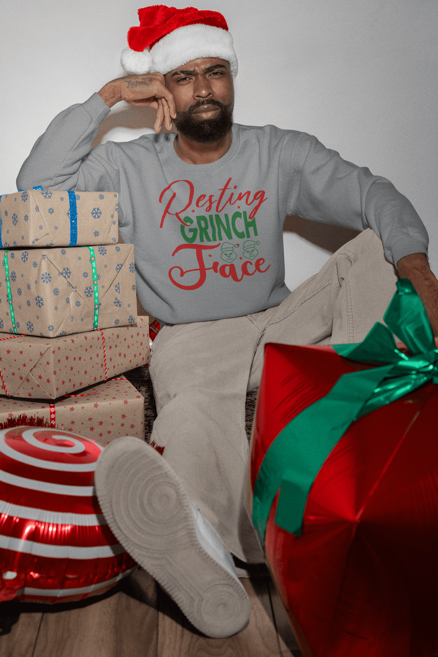 Resting Grinch Face - Sweatshirt Unisex