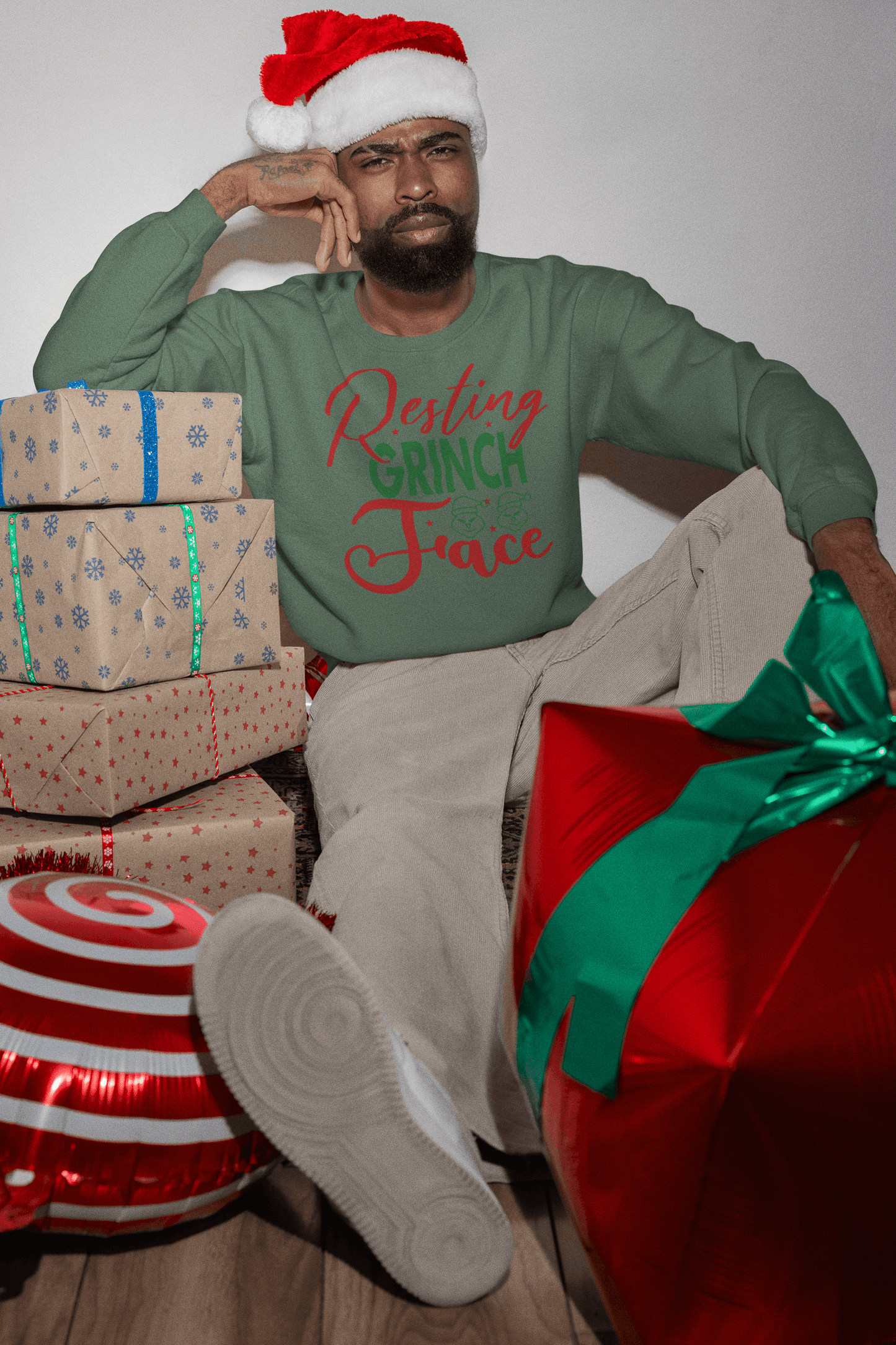 Resting Grinch Face - Sweatshirt Unisex
