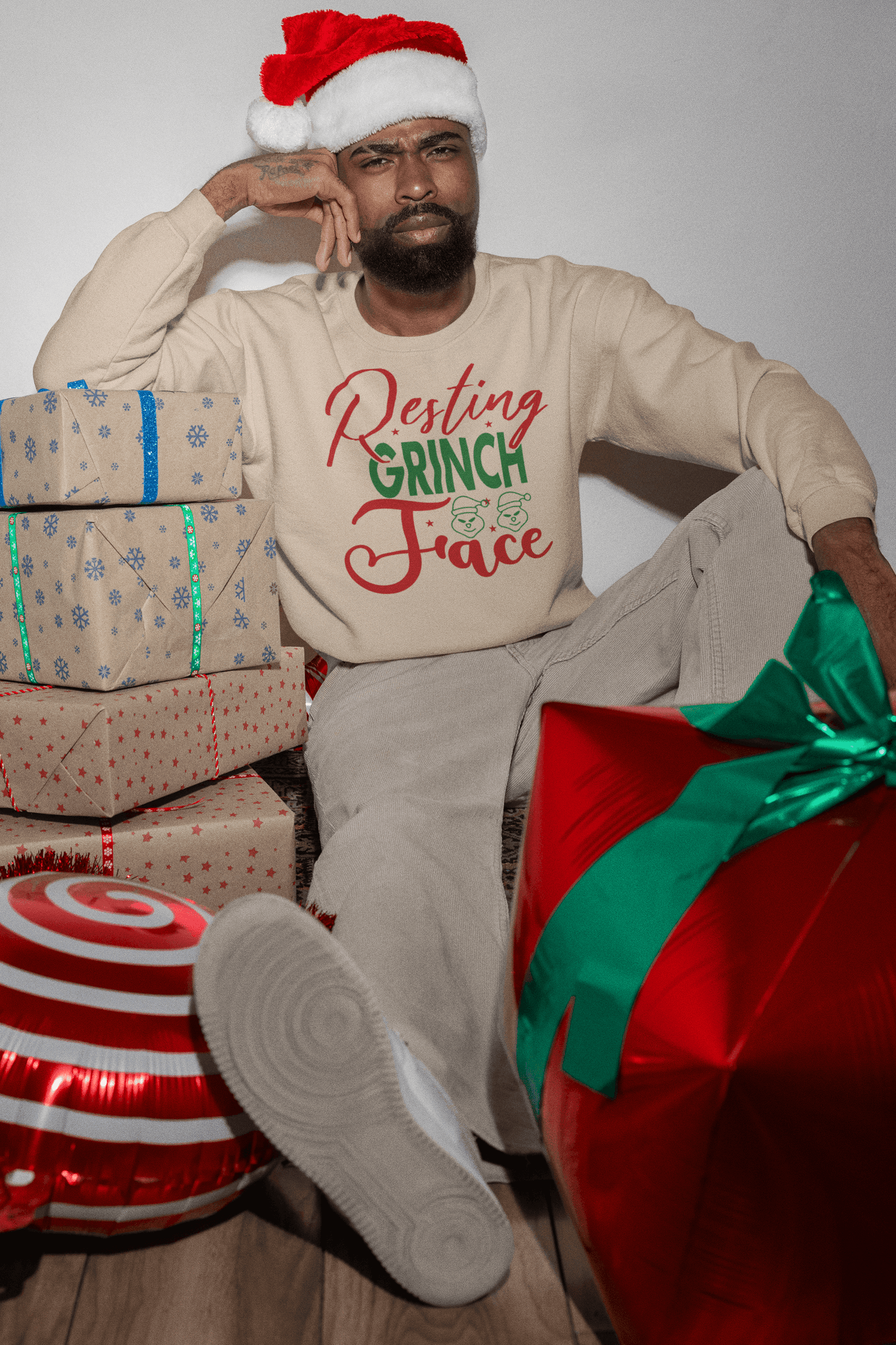 Resting Grinch Face - Sweatshirt Unisex