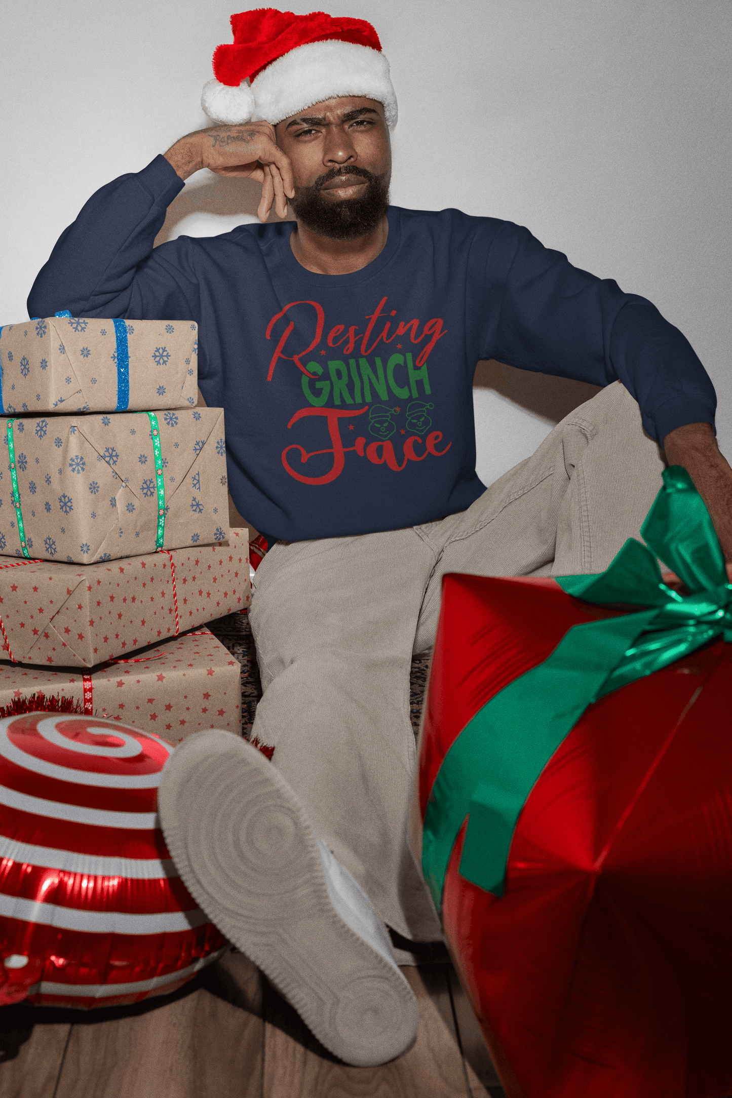 Resting Grinch Face - Sweatshirt Unisex