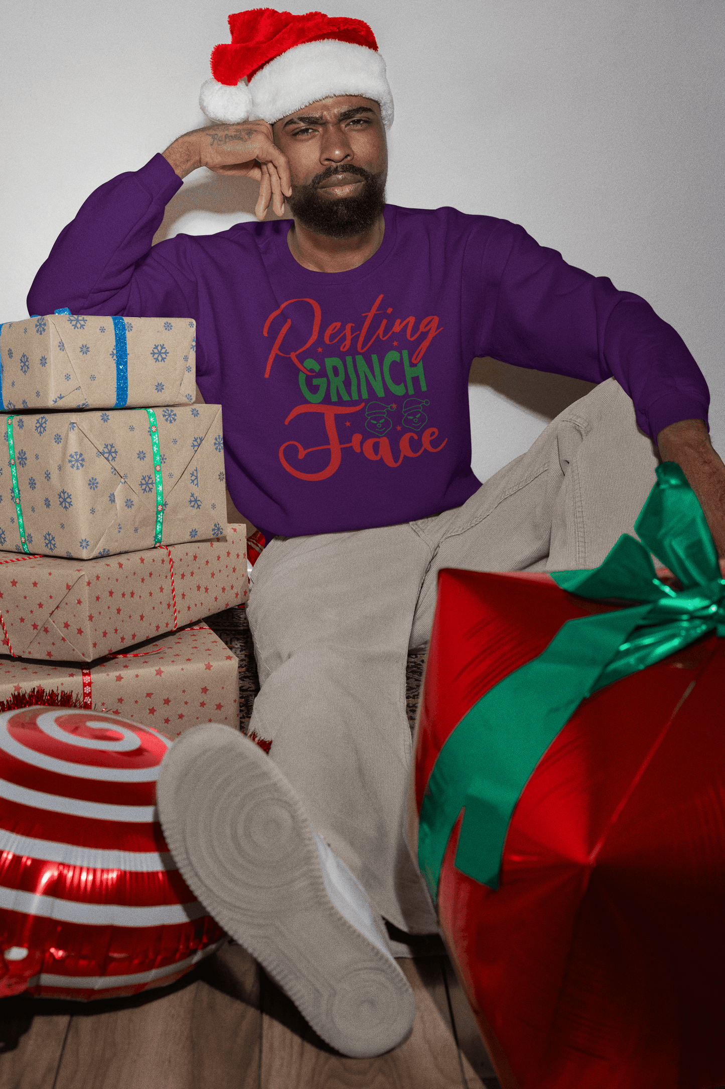 Resting Grinch Face - Sweatshirt Unisex