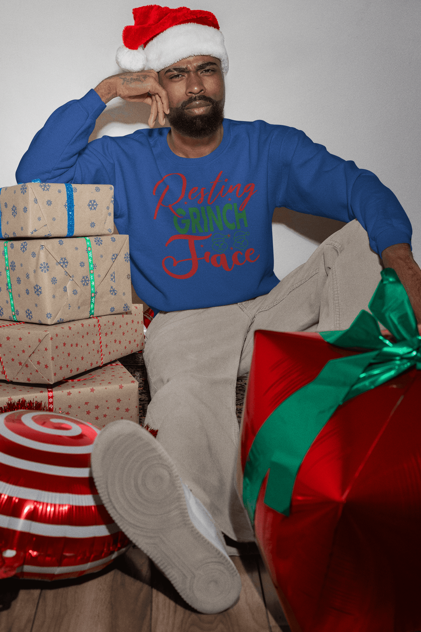 Resting Grinch Face - Sweatshirt Unisex