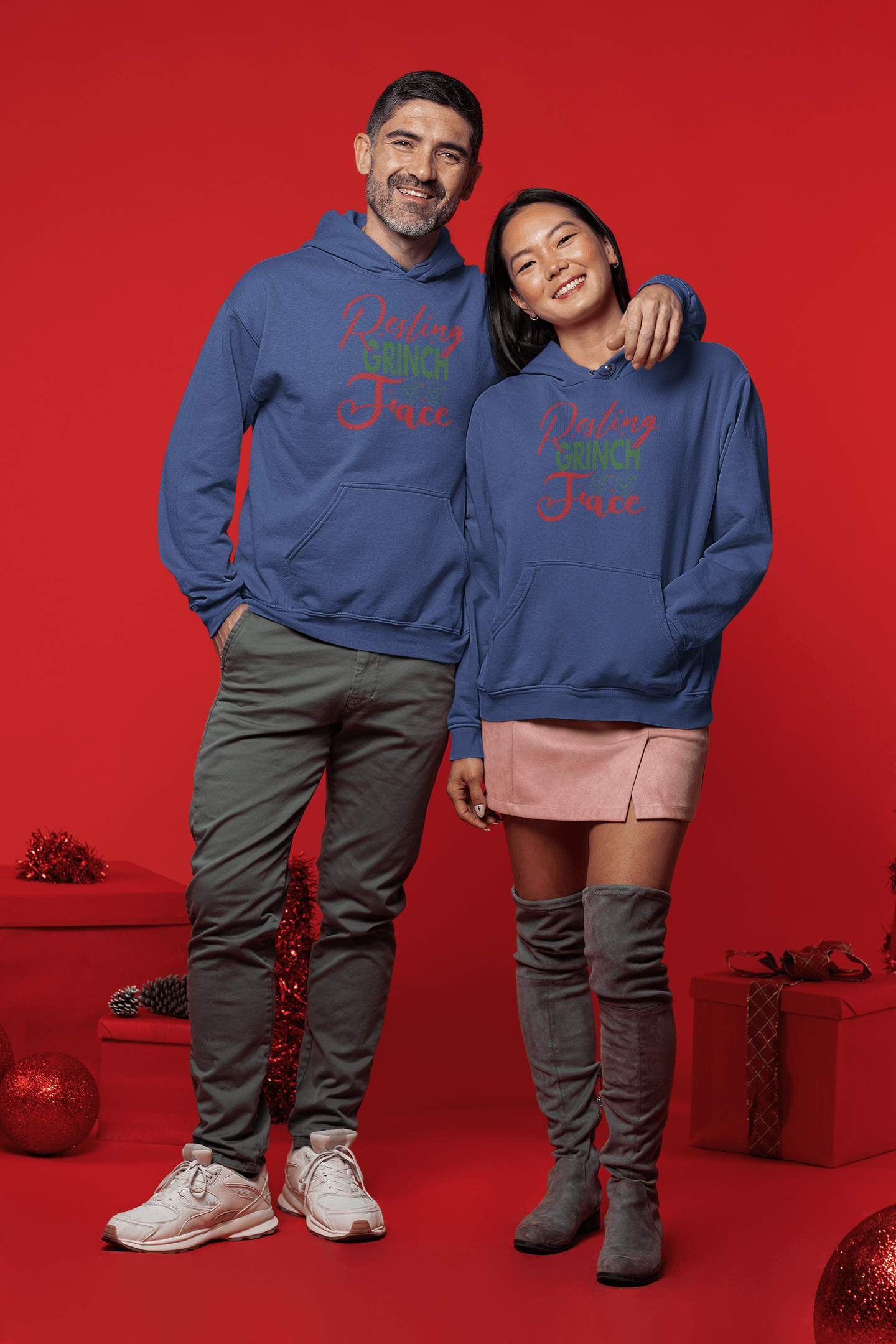 Resting Grinch Face - Hoodies