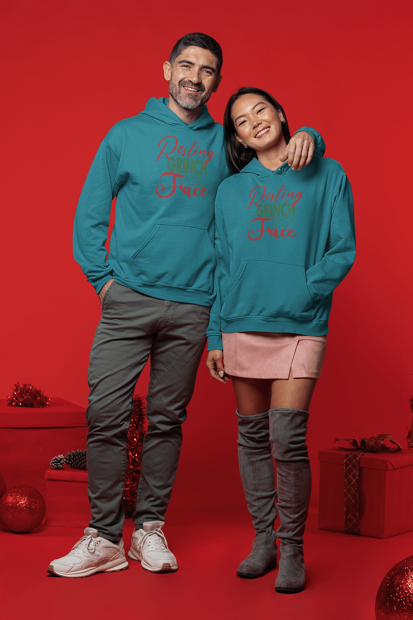 Resting Grinch Face - Hoodies