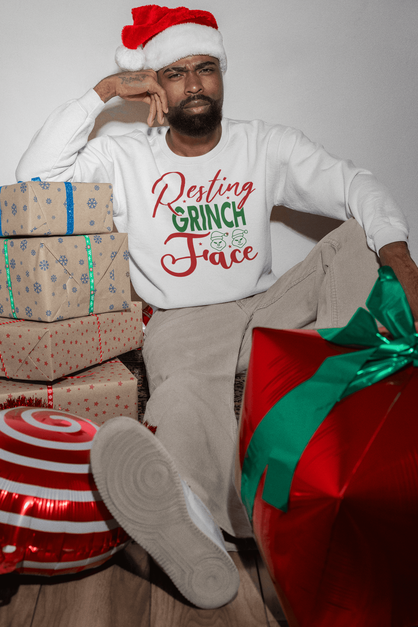 Resting Grinch Face - Sweatshirt Unisex