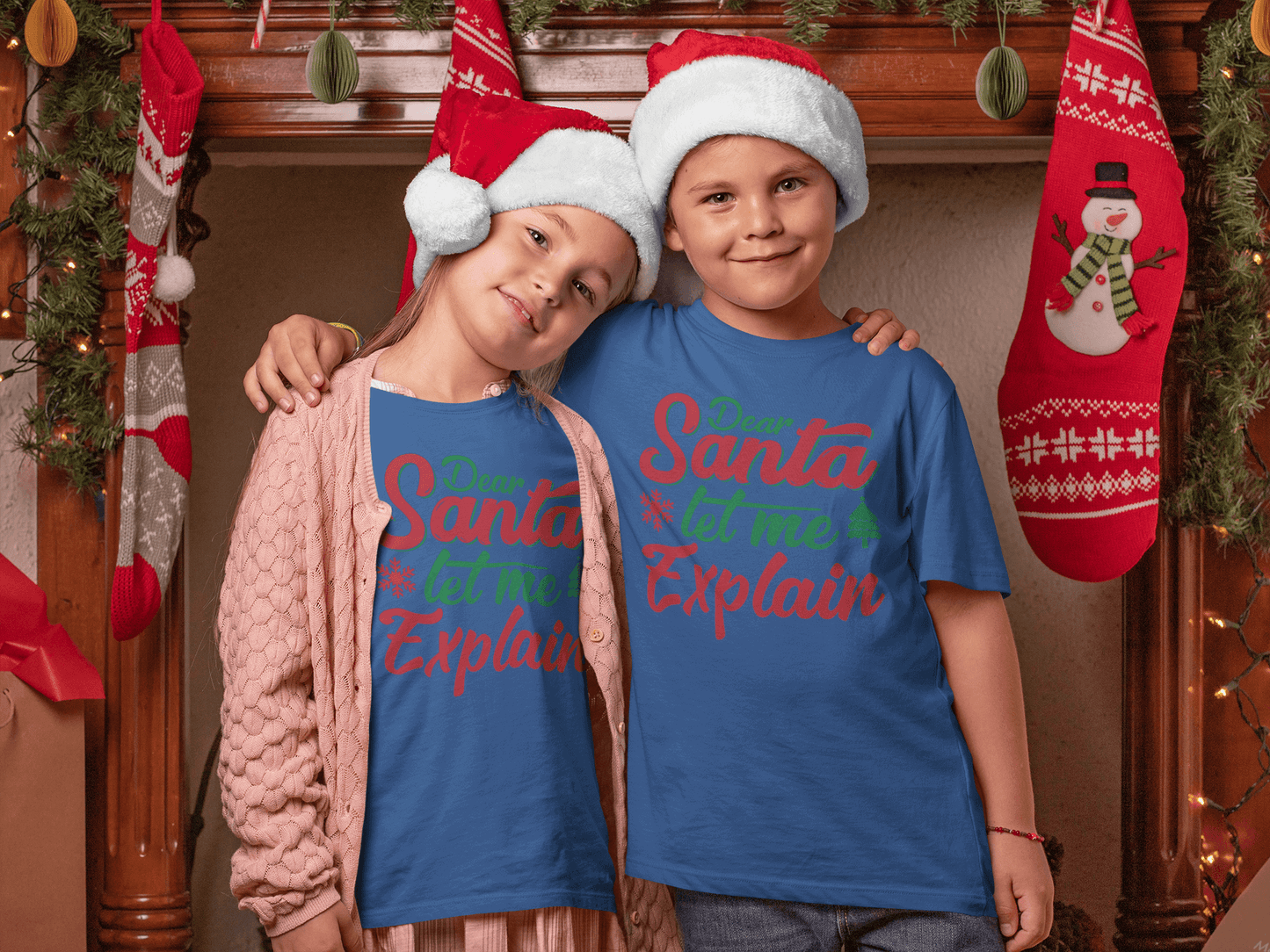 Santa Let Me Explain - Kids T-Shirts